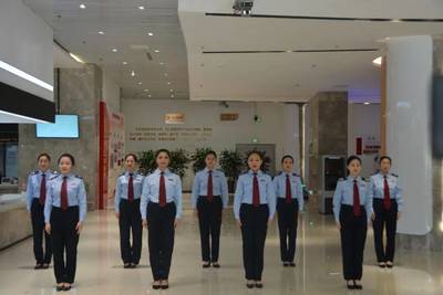 以賽促干！坊子區政務服務大廳舉辦文明服務禮儀“大比武”